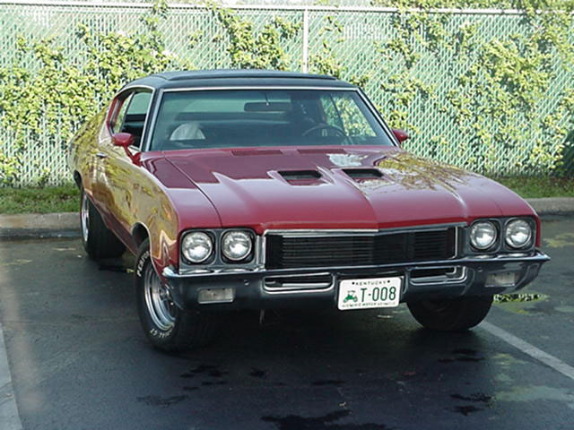 '72 Buick Skylark Sun Coupe maroon