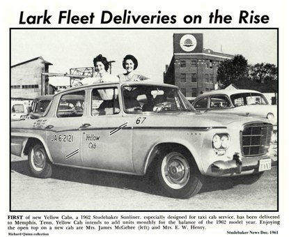 '62 Taxi article from Dec '61 Studebaker News