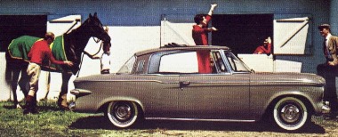 '61 Lark hardtop with horse