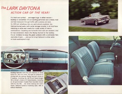 '63 Daytona factory brochure PD 63-14
